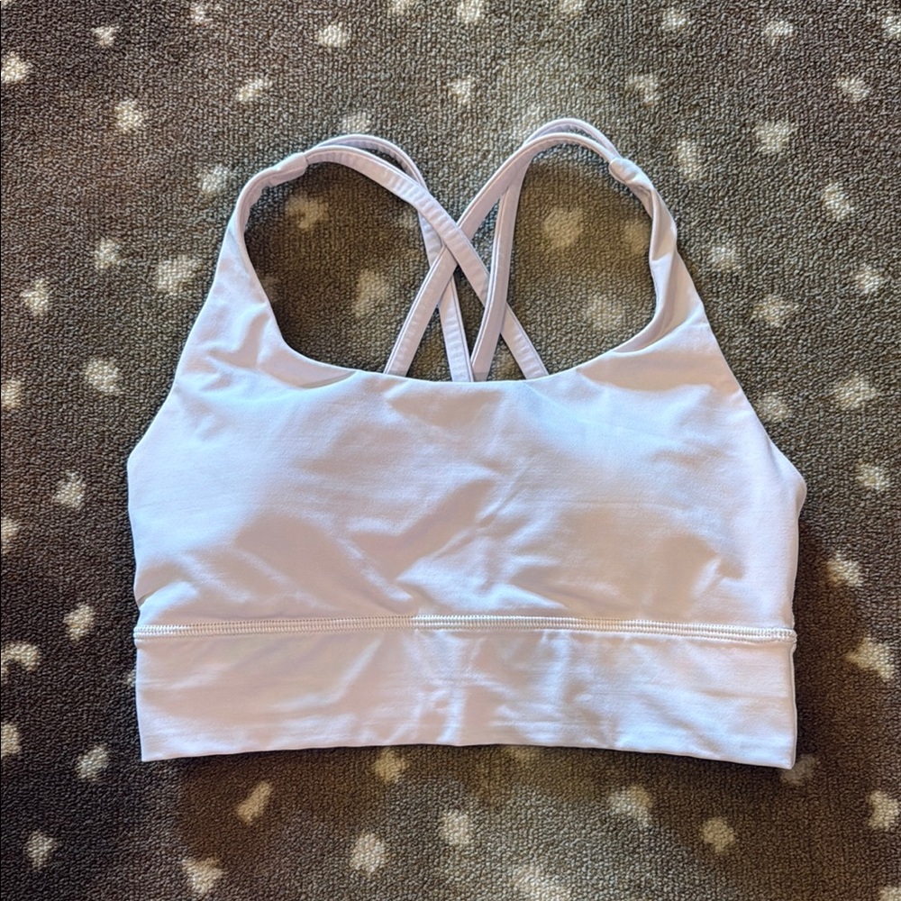 Lululemon women’s blush Sports Bra